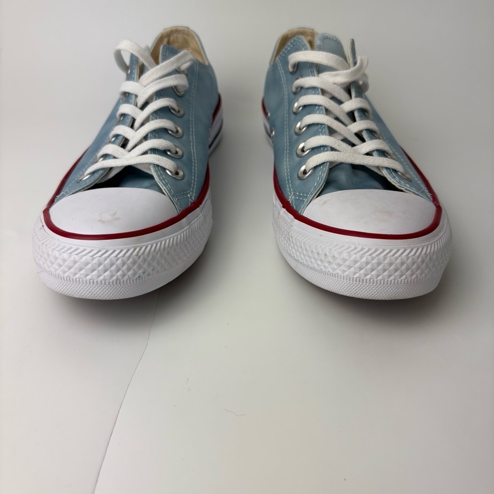 Converse Chuck Taylor All Star Sheen Wash Satin Polar Blue Low Tops - Picture 5 of 7